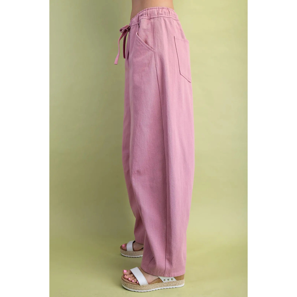 TG1727 P GiGio Mid-Rise Barrel Pants with a Drawstring Waist Various Sizes - Picture 4 of 5